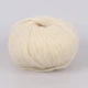 Laines du Nord Cashsilk Light, Білий №1, пряжа з кашеміром і шовком, 25 г / 145 м, для в'язання светрів, шарфів, кардиганів, аксесуарів - зображення 3