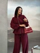 Жіночий теплий костюм (кофта+штани) Uaclothes 48-52 Бордовий (like36275-166991361) - изображение 2