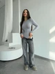 Жіночий однотонний силуетний боді Uaclothes 42-44 Сірий (like36304-167271349) - изображение 1