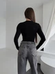Жіночий однотонний силуетний боді Uaclothes 46-48 Чорний (like36306-167291350) - изображение 3