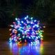 Светодиодная гирлянда 32 м 300 LED на солнечной батарее мультиколор - изображение 4