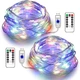 Гірлянда Роса 100 LED довжина 10 м від USB + пульт мультиколор - зображення 2