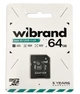 Карта пам'яті Wibrand microSDXC (UHS-1 U3) 64Gb class 10 (adapter SD) (WICDXU3/64GB-A) - зображення 2