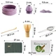 Набір для приготування чаю матчу No Brand Matcha SD5458 Purple 7 предметів 13273-85689 - зображення 8