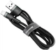 Кабель для заряджання Baseus USB - Lightning 2 м 1.5A Сірий+Чорний (CALKLF-CG1) - зображення 9