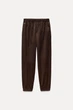 Брюки джогеры с эффектом замши Zara 1255/518 - M - изображение 4