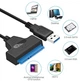 Адаптер контролер TYPE-C + USB 3.0 -> SATA для 2.5" HDD/SSD диска перехідник (615039762-1) Чорний - зображення 4