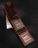 Гаманець чоловічий шкіряний Peterson PTN WL-0305L-COM Cognac коричневий - изображение 6