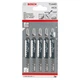Полотно пиляльне для електролобзика Bosch Professional по дереву T144D, 4-5.2х100мм, 5шт - изображение 2