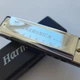 Губная гармошка Harmonica на 10 отверстий серебряная тональность С - изображение 3