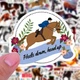 Набор наклеек Лошади Horses 50 шт - изображение 2