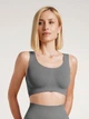 Безшовный топ Giulia Tank Top L/XL Сірий_Poppy seed (4823116914278) - зображення 2