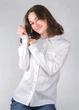 Сорочка з вишивкою на ґудзиках біла S - зображення 1