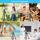 Професійний штатив трипод для фотоапаратів і відеокамер телефонів ZOMEI T53 з кріпленням для телефону - зображення 9