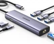 USB-хаб UGREEN CM512 USB-C to 3xUSB 3.0 + HDMI 4K@30Hz + RJ-45 Gigabit + USB-C PD Power Port Space Gray (15598) - зображення 1