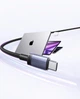 Кабель UGREEN L528 USB-C to USB-C PD 3.0 100W 5A Fast Charging Cable 0.5m Space Gray (65831) - зображення 4