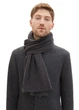 Шарф мужской Tom Tailor шерстяной графитовый, размер 190×30 см (MG-TT-00177-14) - изображение 2