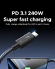 Кабель UGREEN L703 USB-C to USB-C Thunderbolt 5 PD 3.1 120Gbps 240W 5A 16/8/4K 1m Black (45996) - изображение 2