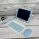 Комплект чохол з клавіатурою та мишкою ARM-Silicon iPad 11 (A16) 2025 Ukrainian, Blue/Yellow - изображение 8