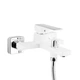 Змішувач для ванни Qtap Gemini (з душовим гарнітуром) QTGEM259CRW45683 Chrome/White - зображення 3