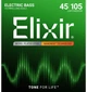 Струны для бас-гитары Elixir 14077 Nanoweb Coated Nickel Plated Steel Light/Medium 4-String 45/105 - изображение 1