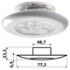 Светильник LED Osculati 12/24 В 12 Вт белый IP67 пластик - изображение 2