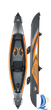 Надувний каяк Tomahawk Air-K 375 зелений 1 місцевий 3.75 м 16.6 кг 3 камери (375) - зображення 1
