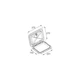 Люк иллюминатор Seaflo SFRE1-270-375-01 375x270 мм с резиновым уплотнителем и защитой от ультрафиолета (SFRE1 - изображение 2