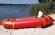 Пакрафт Ладья ЛП-245 Комфорт красный с желтым ПВХ 245 см 100 см 30 см 7.2 кг 250 кг 1 чел. 2+1 водоотливная с - изображение 4