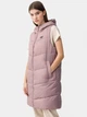 Теплый жилет удлиненный женский 4F Down Jacket F093 4FSS23TDJAF093-83S S Розовый (5904698154937) - изображение 1