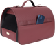 Транспортна сумка для собак Amiplay New York L Бордова (5907563304505) - зображення 2