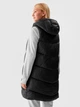 Теплый жилет удлиненный женский 4F Vest Jacket F114 4FWSS24TVJAF114-20S XS Черный (5904698678495) - изображение 2