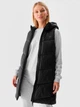 Теплый жилет удлиненный женский 4F Vest Jacket F114 4FWSS24TVJAF114-20S XS Черный (5904698678495) - изображение 4