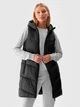 Теплый жилет удлиненный женский 4F Vest Jacket F114 4FWSS24TVJAF114-20S XS Черный (5904698678495) - изображение 5