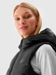 Теплый жилет удлиненный женский 4F Vest Jacket F114 4FWSS24TVJAF114-20S XS Черный (5904698678495) - изображение 9