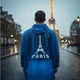 Дощовик Paris Blue — Стильний вологозахисний плащ із капюшоном, 5000 мм H2O (Розмір L) - зображення 1