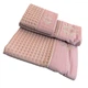 Набор полотенец Maison D'or Brise Apone Dark Lilac вафельные 40-60 см, 50-100 см, 85-150 см лиловый - изображение 2