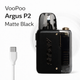 Многоразовая Pod-система VooPoo Argus P2 Matte Black вейп 1100 мАч 0.7 Ω электронка вупу аргус п2 черная - изображение 7