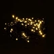 Комнатная светодиодная гирлянда Нить 14 м 160 LED, черный провод, желтый свет - изображение 3