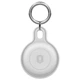 Силиконовый чехол , брелок , Air Tag / AirTag . Белый цвет - изображение 1
