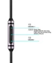 Кабель с пультом для наушников, Sony - WH-1000XM2 , WH-1000XM3 , WH-1000XM4 , WH-1000XM5 . Черный цвет - изображение 2