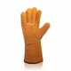 Перчатки рабочие крага сварщика "TRIDENT ORANGE 8673" - изображение 1