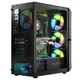 Корпус LogicConcept PORTOS MESH+GLASS ARGB fans 4x120mm BLACK без БП ATX - изображение 12