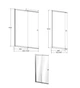 Шторка для ванни BESCO Easy Slide-2S 100x150 - изображение 5