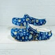 Сабо Crocs Classic Lined Hanukkah Clog на меховой подкладке синий J2 33-34 21см арт.209328-90Н - изображение 4