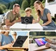 Протиударний чохол Capsule Hybrid з обертальною підставкою 360° та ремінцем на Xiaomi Redmi Pad 2 11" 2025 (Чорний) - зображення 7