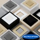 Вимикач BSEED Gold Crystal (1 клавіша), Золоте скло, Механічний - зображення 3