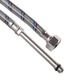 Шланг для змішувача Solomon М10х1/2″ 80 см, нержавіюча сталь (HY6201 A LONG) - зображення 1