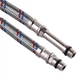 Шланг для змішувача Solomon М10х1/2″ 60 см, нержавіюча сталь (HY6201 A+B) - зображення 1