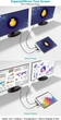 Док-станция Hub, аксессуары Microsoft Surface Pro X «6-в-2» Серый - Уценка - изображение 4